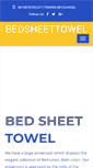 Mobile Screenshot of bedsheettowel.com